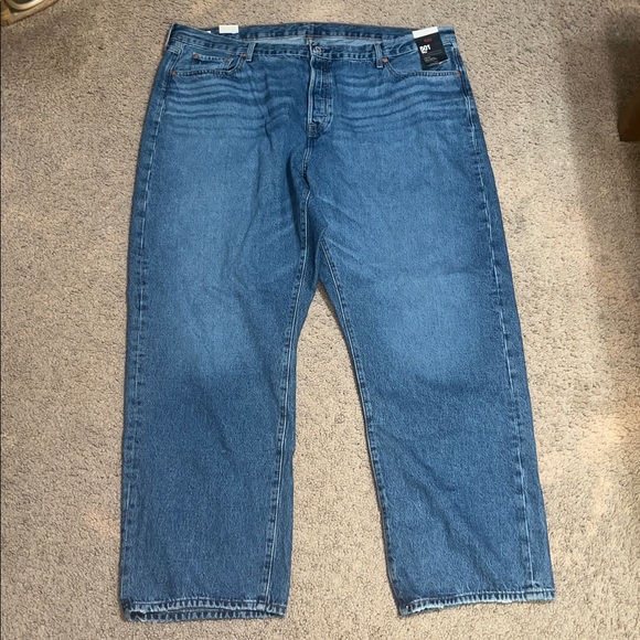 Levi's 501 ‘90s Rigid Loose Straight Leg Jean Not My News Channel Blue 22W‎ - Picture 5 of 10